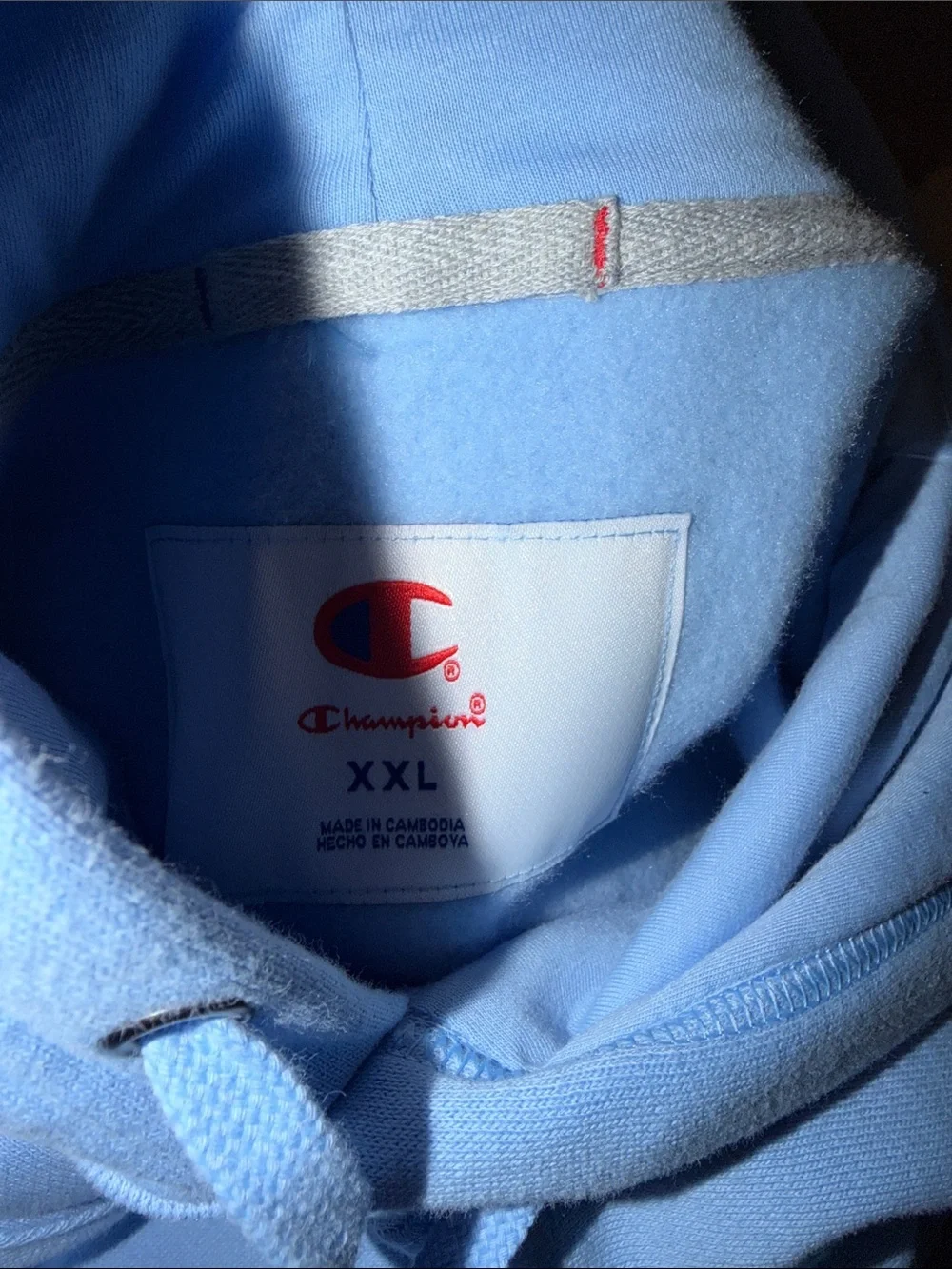 Champion men’s XXL Blue hoodie / NEW